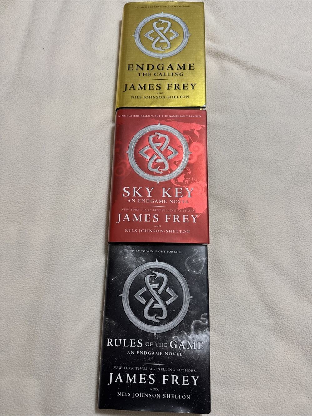 Endgame Series: All 3 -The Calling, Sky Key, and Rules of the Game by James Frey